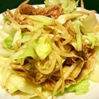 お揚げで野菜炒め☆